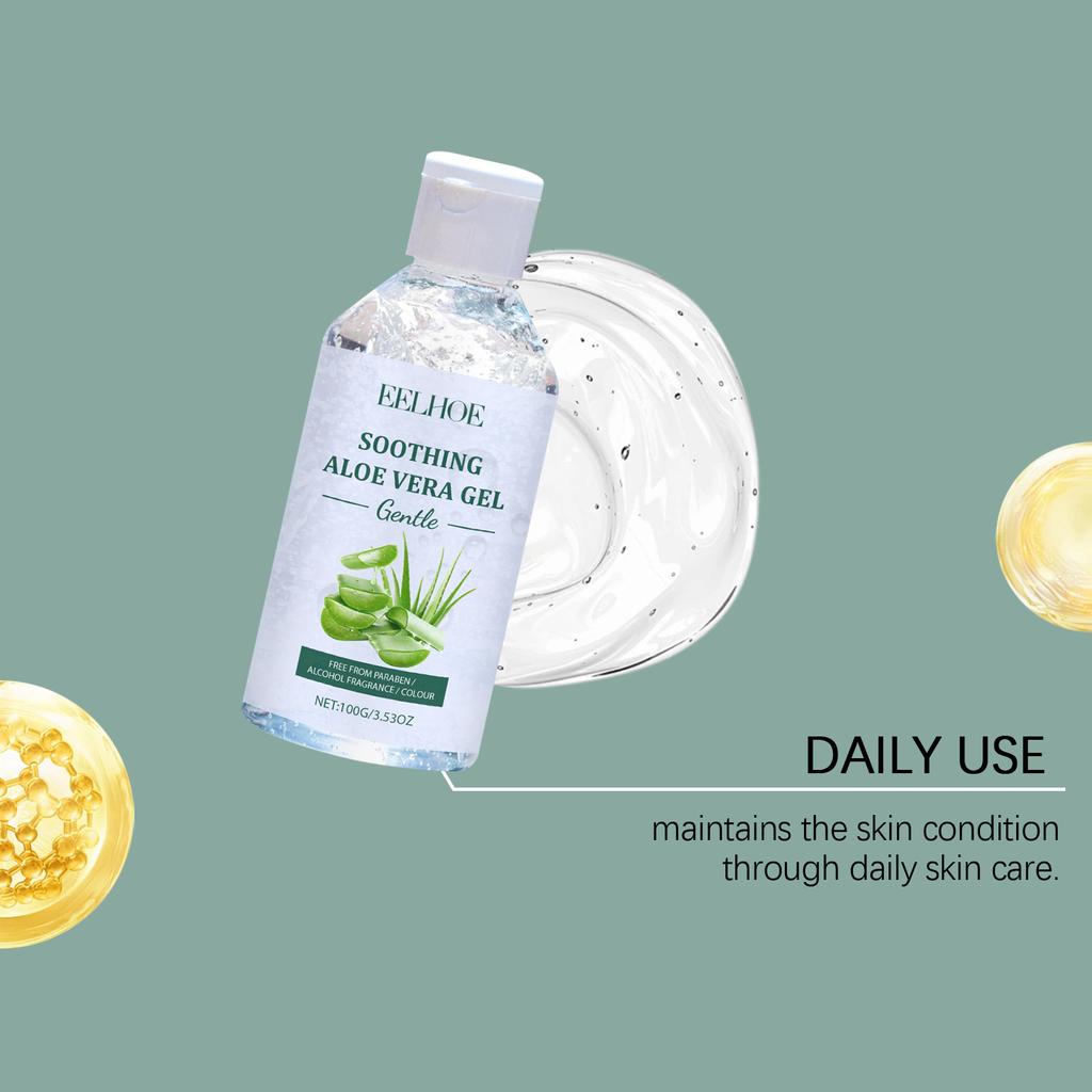 Aloe Vera Gel Hydrating Moisturizing Nourishing Care for Soft Glowing Skin Gentle Skincare