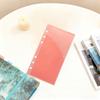 A6 PP Double-Layer Paper Index Divider 6 Holes For Binder Planner Notebook Stationery Notebook Paper Divider Accessories