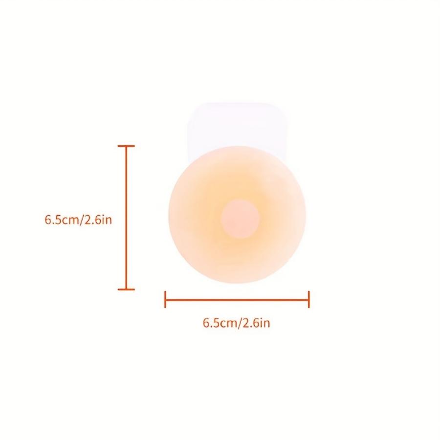 

1 пара силиконовых накладок на бюстгальтер, водонепроницаемые накладки на соски, невидимые накладки на грудь, женские лепестки для груди, многоразовые бюстгальтеры Round-6.5cm
