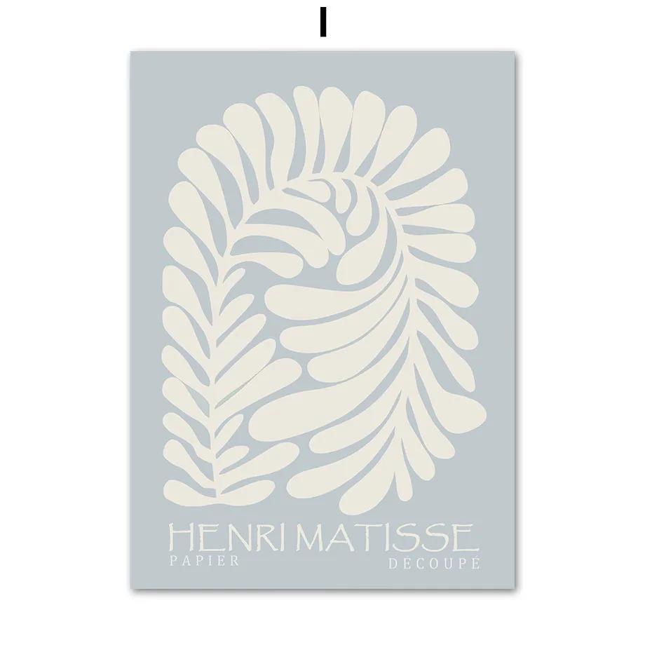 Nordische Retro Ästhetik Heimdekoration Wandkunst Blume Leinwand Ölgemälde