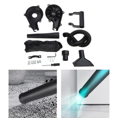 Smerigliatrice Angolare 2-in-1 Modificata Accessori Aspirapolvere Soffiatore d'Aria Potente Facile da Installare per Pulizia Casa Giardino