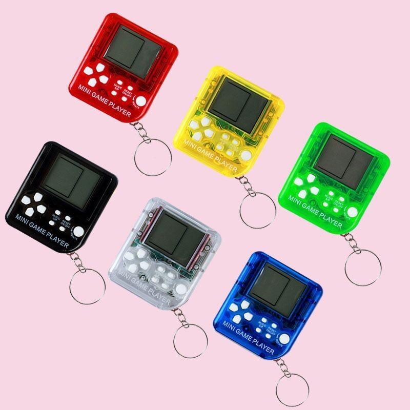 Game Blast Block Tetris Mini Toy Game Machine Portable Keychain Gift Children