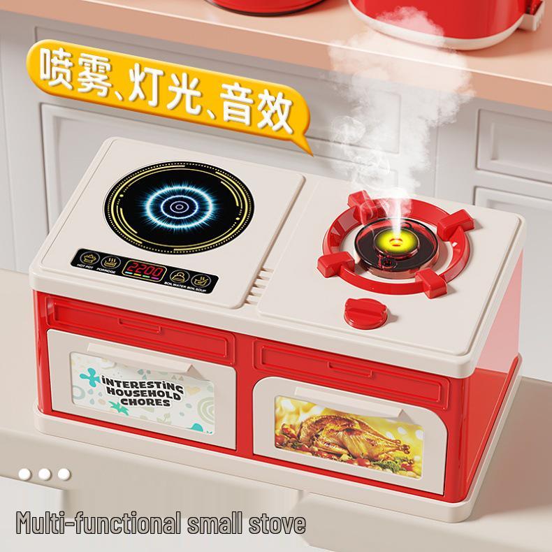 Children's Kitchen Toy Set: Role-Playing Simulation Stove for Boys and Girls