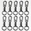 10pcs Multi-Functional Metal Keychains Lightweight Zipper Clips Portable Key Ring Clip  Bag