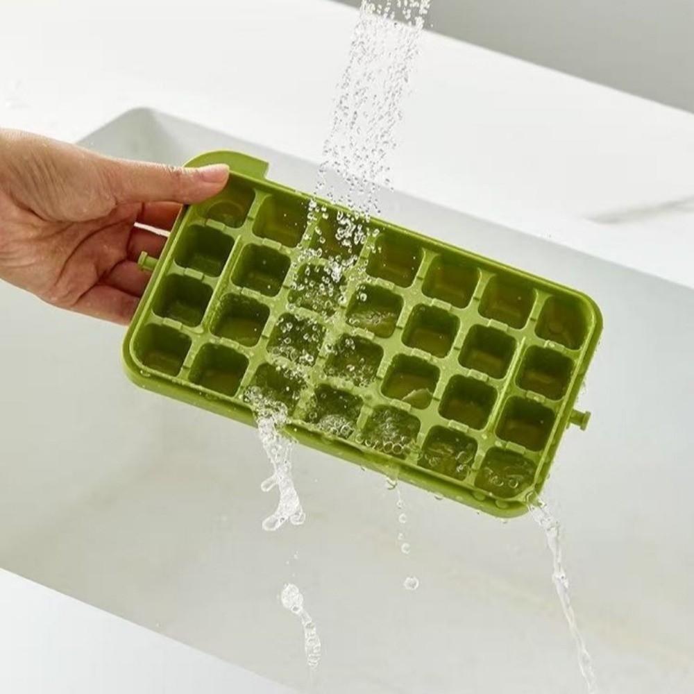 with Lid Shovel Ice Cube Mold 28/56 Grid Ice Mould Tray DIY Ice Maker Storage Box Kitchen Gadget