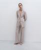 RE RHEE Straight Wide Leg Slacks Trousers_Be