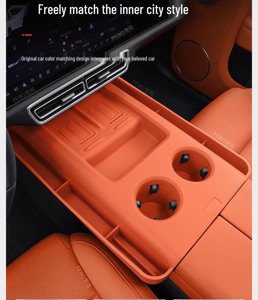 Li Auto L6-L9 Center Console Panel Multi-functional Storage Mat and Car Accessories