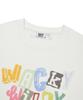 WACKY WILLY Typographic Long Sleeve White