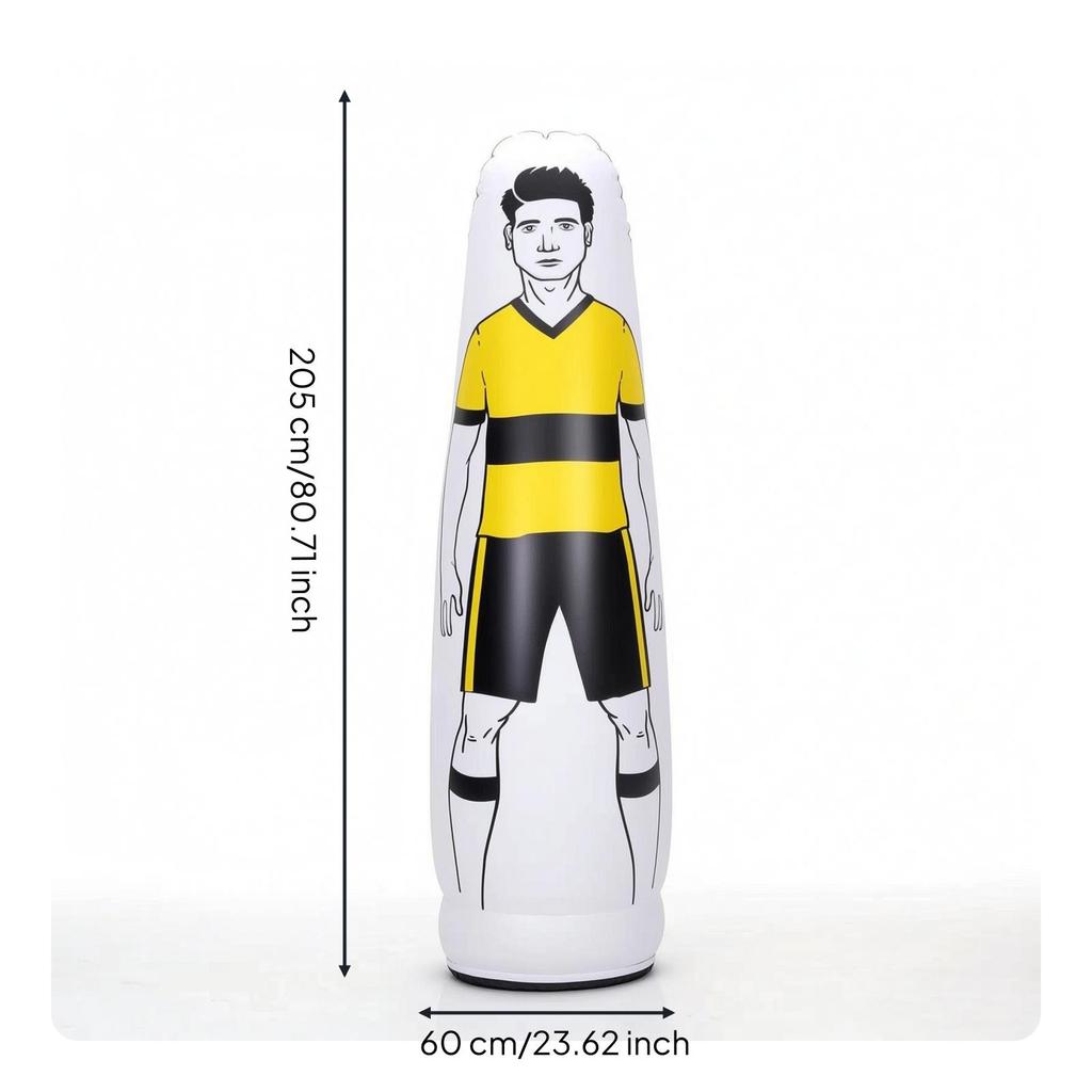 Inflatable Soccer Figure Portable Mannequin Reusable for Backyard