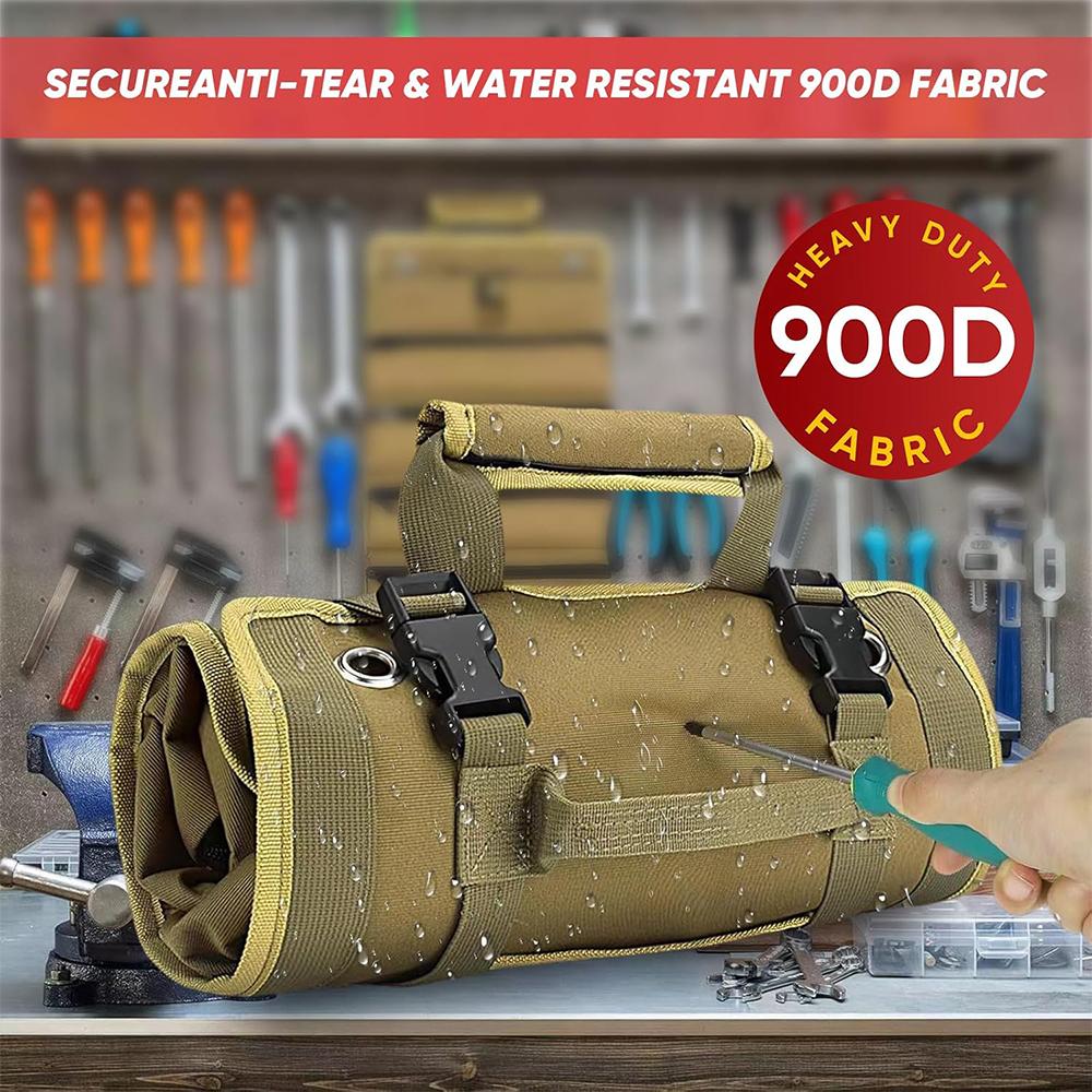 Multi-Purpose Hardware Tool Bag Multi Pocket Electrician Hardware Tools Portable Tool Organizer Rolled Bag Small Tools Organizer