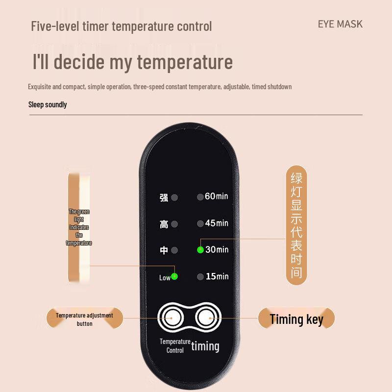 LISM USB Heated Wormwood Eye Mask