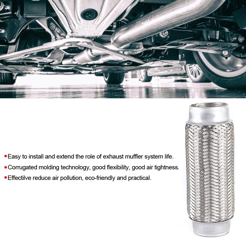 Stainless Steel Exhaust ble Pipe Joint Tube Car Accessories