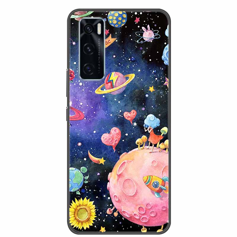 Pro Vivo Y70 Pouzdro Mramorové Měkké Silikonové Zadní Kryty pro Vivo Y70 Kryt Telefonu pro Vivo Y70 Y 70 VivoY70 Coque Funda Roztomilý Kreslený