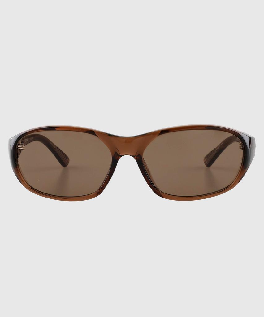 Tuditeo Cor Large Size Uv400 Sunglasses Nylon Tinted Lenses C4 Brown