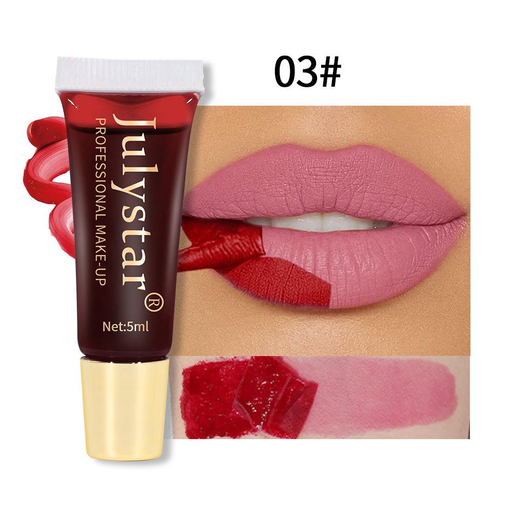 Tear Lip Glaze, Matte Matte Surface To Leave A Background Color, Dye Lip Tear Lipstick Makeup