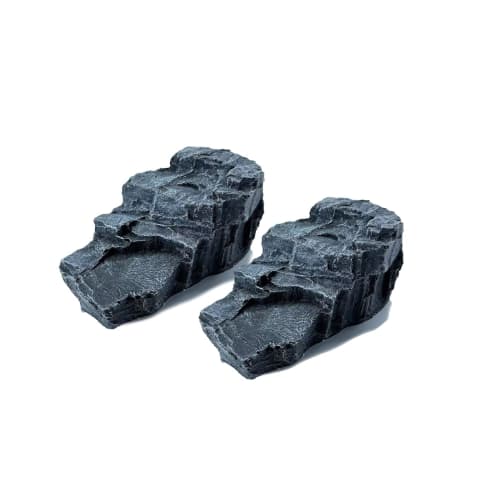 [Good In Three Directions] 15 X 6.5 X 8cm Medium Scale Rocky Mountain Set for Figma Gunpla Arts Diorama, Diorama Sheet for Model Building, Set of 2 Ro