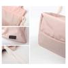 Solid Color Drawstring Bag Storage Cloth Handbag Sweet Cosmetic Bag  Female