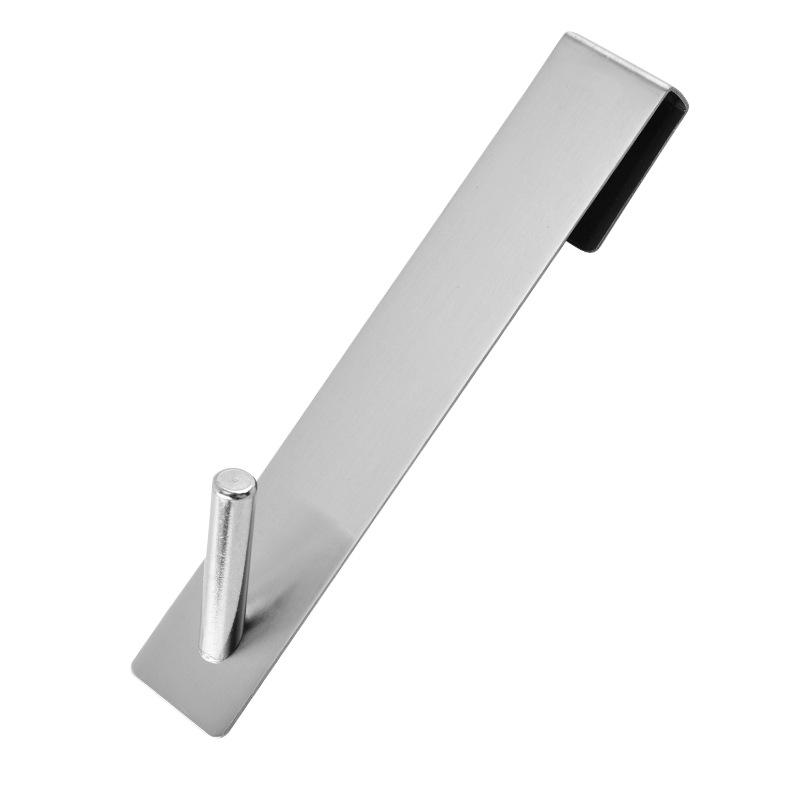 I lager Rostfritt Stål Dubbelkrok för Badrumshanddukar och Kläder, Ingen borrning krävs