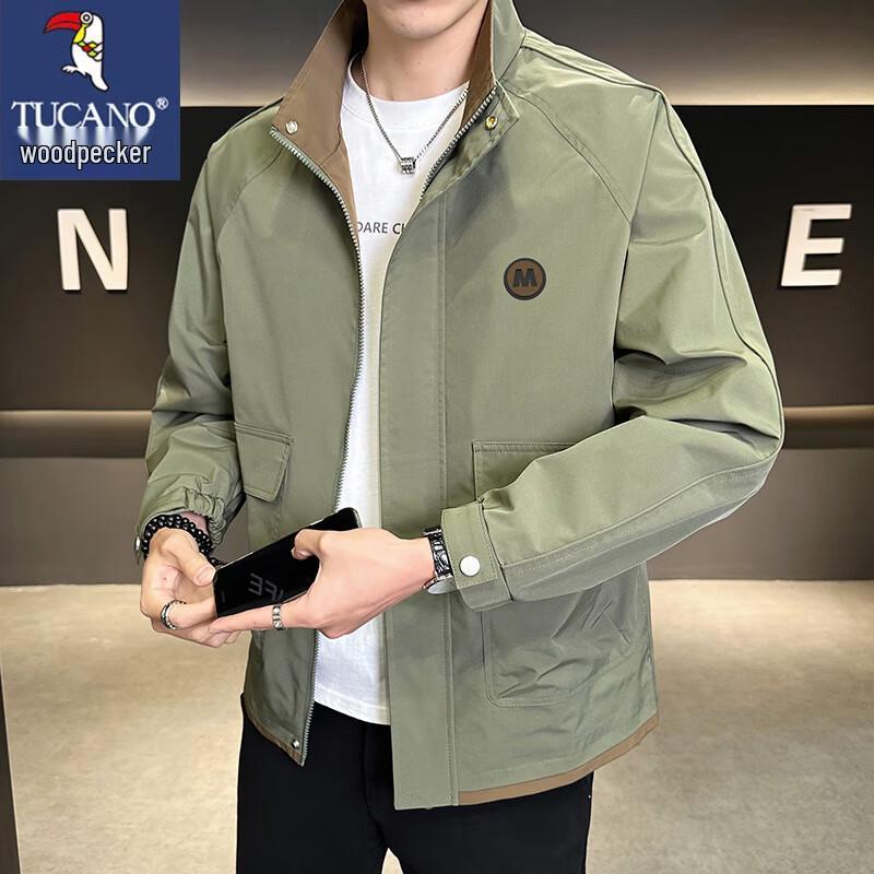 TUCANO Men's Spring/Autumn Business Casual Stand-Up Collar Jacket