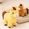Soft Horse Mascot Stuffed Animal PP Cotton Horse Plush Doll Pentant  Year of Horse