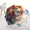 1pc Lion King Automatic Open/Close Umbrella Sturdy Iron Frame, Compact Travel Umbrella - Perfect Gift for Women, Men, Birthdays, Anniversari