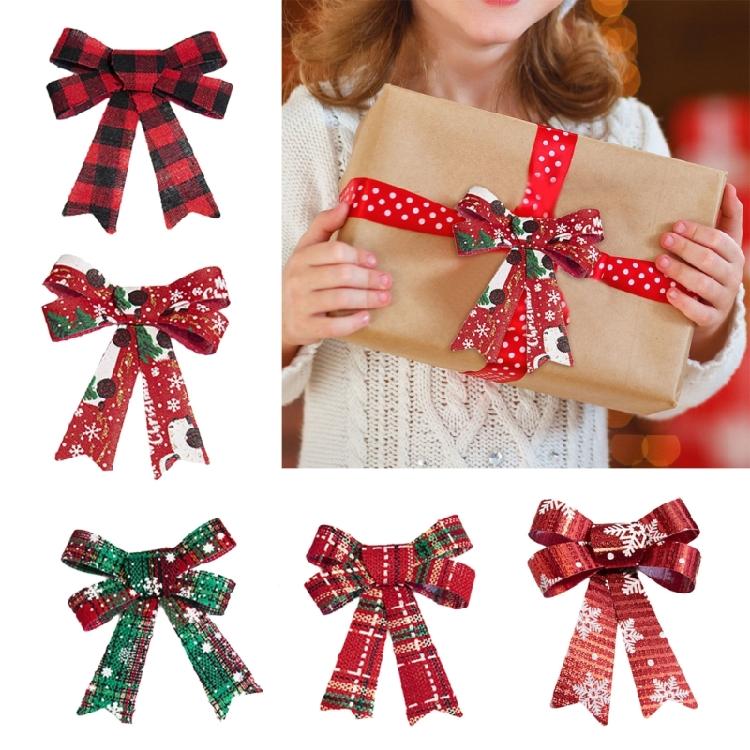 Decorative Christmas Cabinet Bowknot Sturdy and Fade Resistant Portable Accessory for Indoor Designers Daily Use