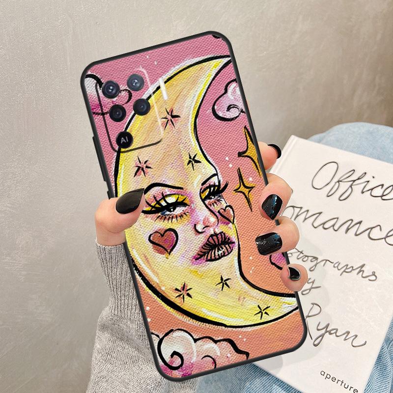 Indie Hippie Case For Oppo A78 A98 A18 A38 A58 A60 A80 A40 A77 A57 A17 A74 A54 A94 A96 A76 A16 A15 A5 Pro