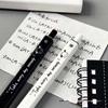 Adorable Push-Button Square Gel Pen - Xiaohongshu Inspired, Stylish Student Practice Pen, 0.5mm Black Ink