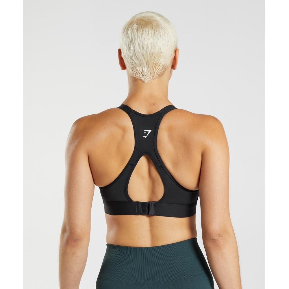 

Gymshark Cut Out BaCk High Support Sports Bra B C E F BlaCk B4a3a BBBB 32B/C