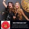 Makeup Toys Simulation Fireman Hat Adjustable Fireman Hat Toy Fireman Safety Helmet  Game Players