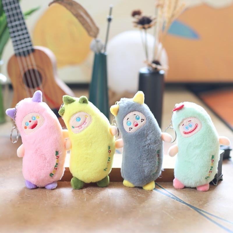 Soft And Cuddly Banana Plush Toy Keychain Cute Monster Design Perfect For Kids