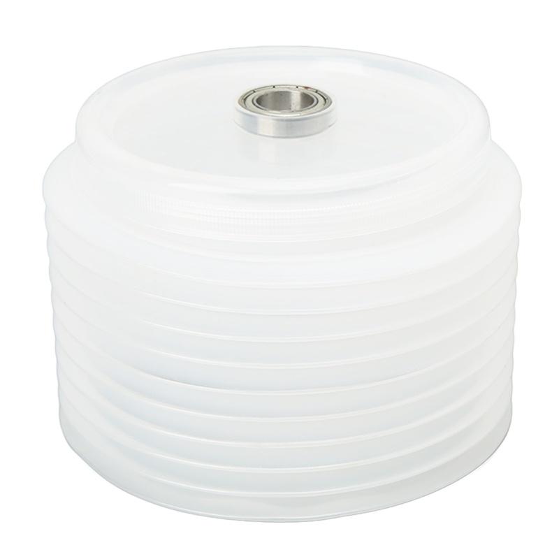 Hole Saw Dust Bowl Collector 125mm Silicone Transparent Bottom Cover With Spring For Drilling