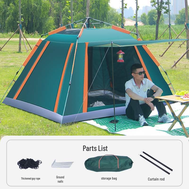 Portable Automatic Tent Set: Quick-Open Sun-Protected Waterproof Camping Tent
