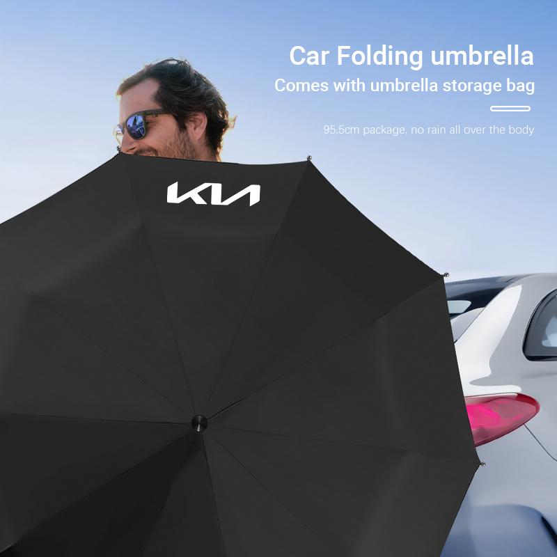 Portable Car Folding Umbrella Car Interior Accessories For KIA K5 K9 Sorento Ceed Sportage Carnival Stinger Forte Niro Cadenza