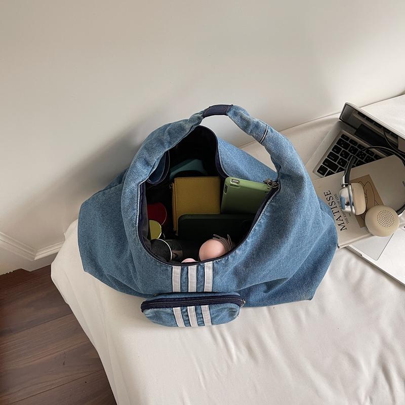 Women's Denim Crossbody Bag Large Capacity Tote Bag