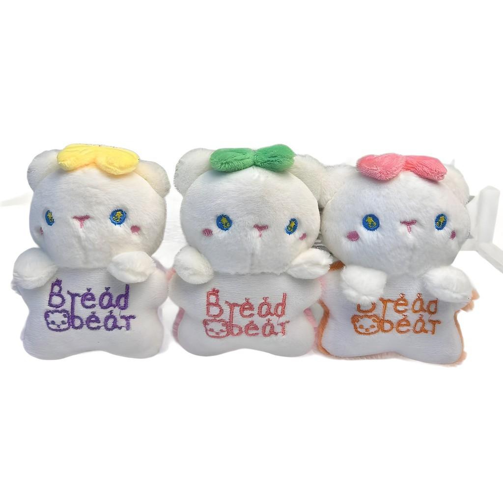 Kreslený Roztomilý Medvídek Plyšová Hračka Přívěsek na Klíče Ve Veselých Barvách Skvělý Na Párty Dárky A