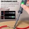 2-in-1 Electric Tester / Magnetic Screwdriver (pack 4) - Neon Voltage Tester Pen, Phillips and Slot Tips