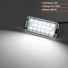 2Pcs LED License Plate Light For Seat Leon 1M Altea Arosa Cordoba Ibiza 6L Toledo 5P Replace OEM 5P0943021