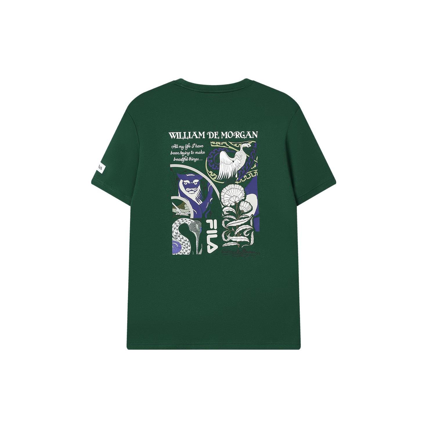 FILA T Shirt Men s Bamboo Emerald Green F11M418101F-DG XL