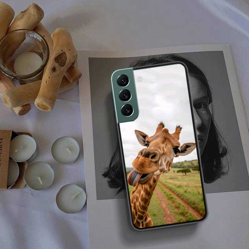 Giraffes Have Long Necks Phone Case For Samsung A17 A14 A24 A34 A54 A03S A04S A13 A23 A33 A53 A70 A50S A30 A40 A51 A41 A20E A73