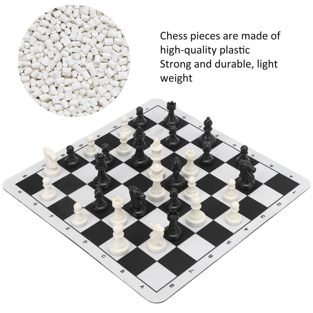 International Standard Chess Game Set Competition Large Plastic Chess Set with Chessboard