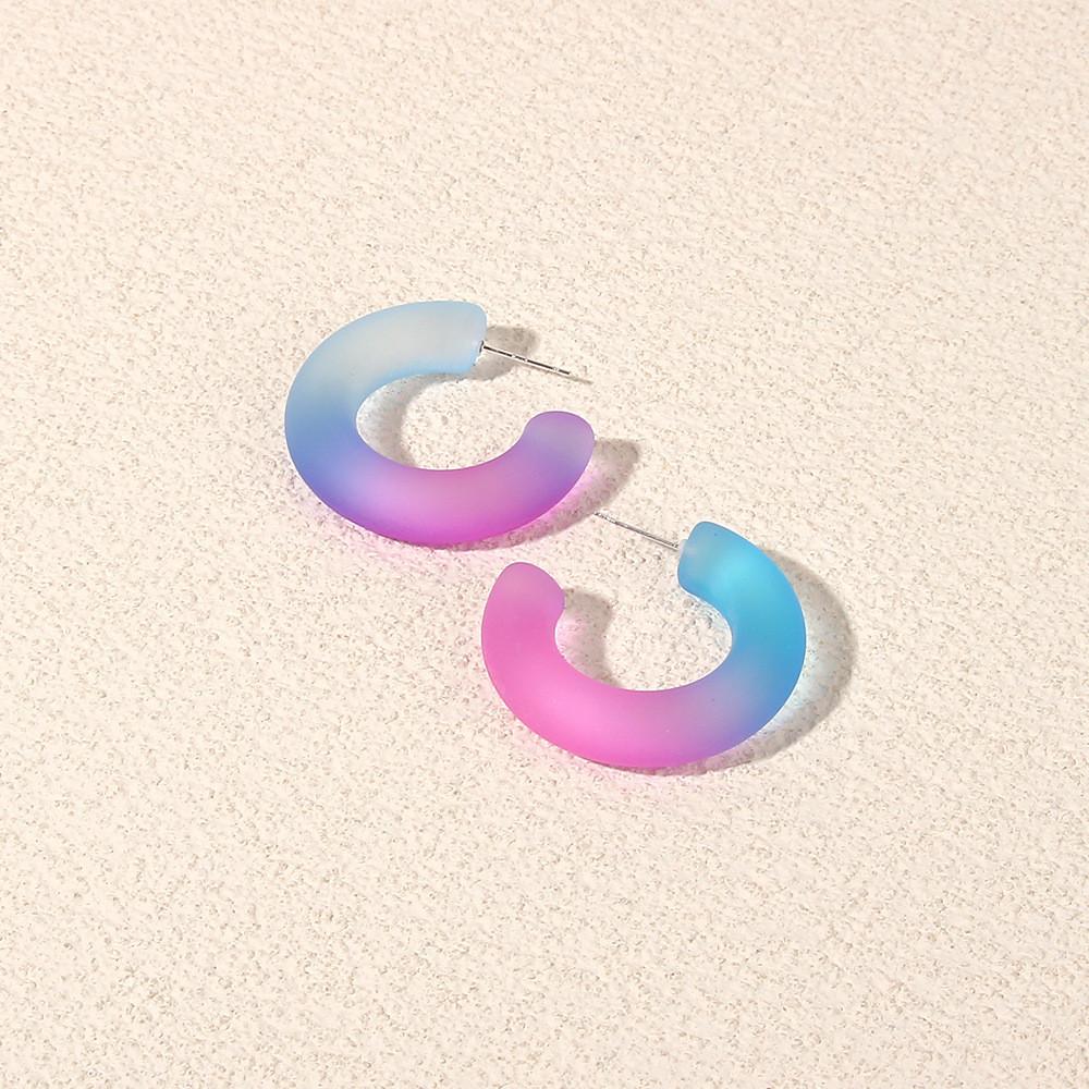 Colorful Acrylic Womens Geometric Earrings For Festive Occasions Gifts And