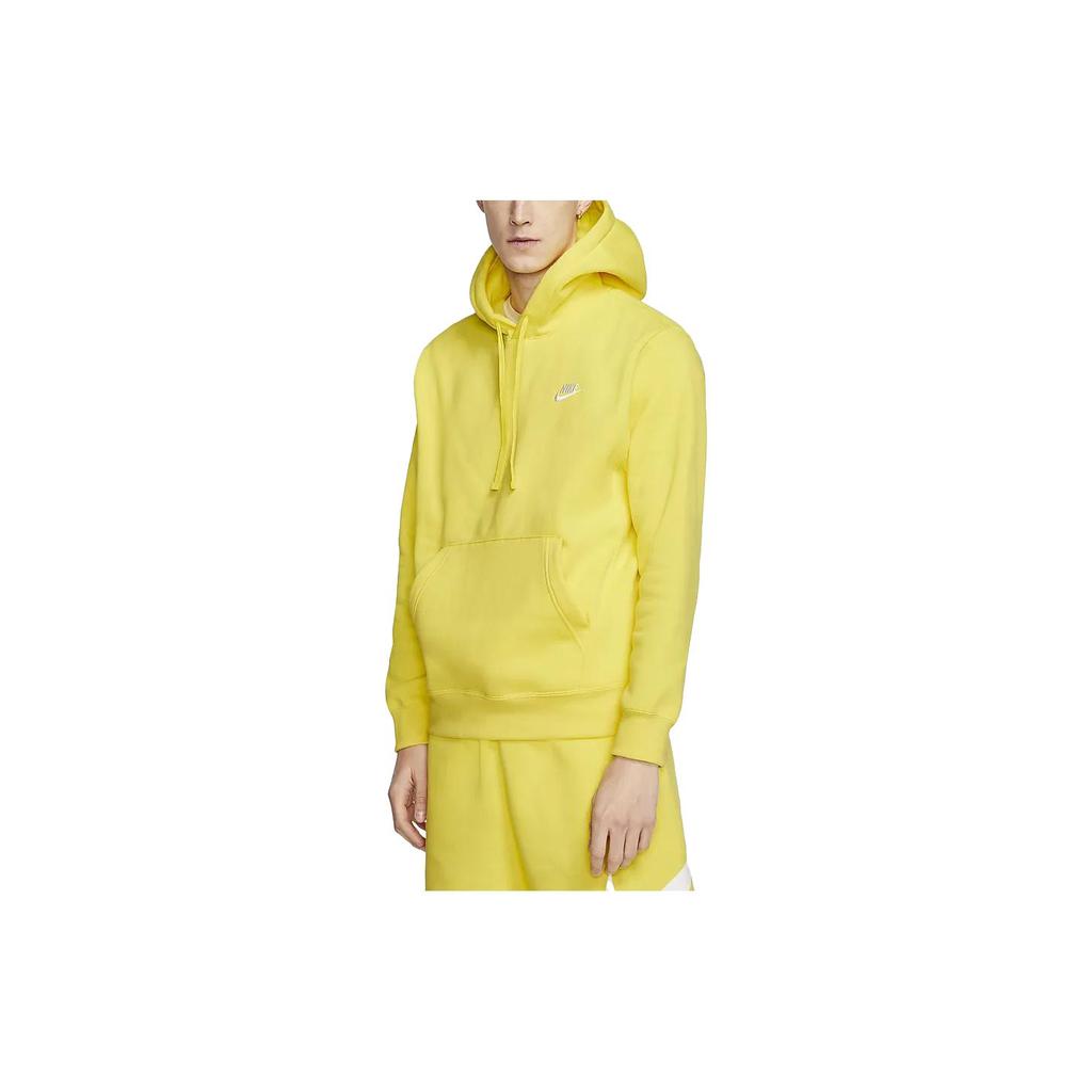 Nike Sweatshirts Men's Yellow Hooded Moderate Regular BV2654-731