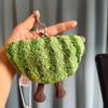Jc Cute Watermelon Modeling Plush Soft And Comfortable Backpack Pendant Smiling Face Stuffed Doll Trendy Toy Ornament Gift