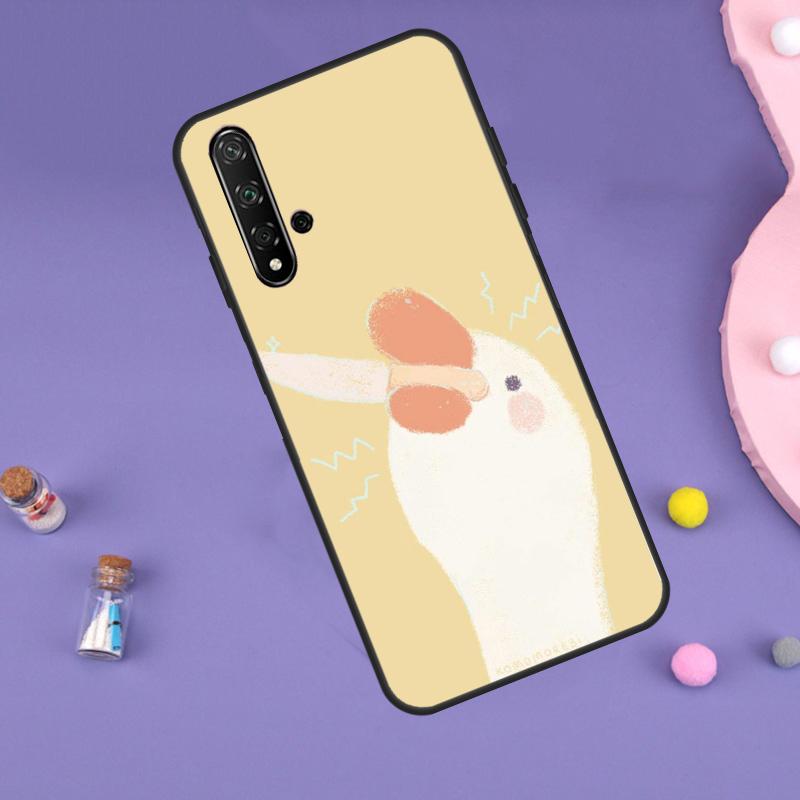Cartoon Funny Goose For Huawei Nova 5T 9 10 SE 7i 8i 11i 12i Y60 Y61 Y70 Y72 Y73 Y90 Y91 P20 P40 P30 Lite Case