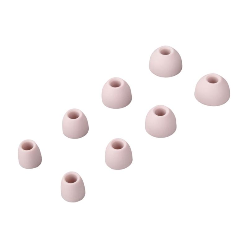 

4 Pair Ear Tip for E8 Universal Earbuds Eartips Earpads Replacement Earphone Tip розовый
