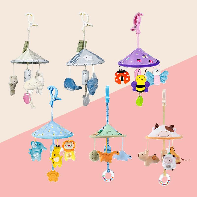 Infant Rattle Toy 0-12 Months Crib Hanging Music Box With Toy Bracket Bed Bell Car Seat Toy For Newborn Boy And Girl Gifts
