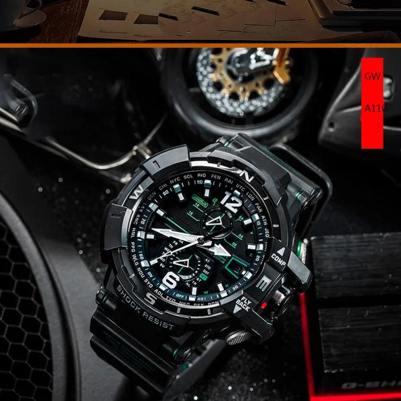 Bracelet de montre en acier plastique pour Casio GW-A1100FC GW-A1000 GW-4000 GA-1000 Bracelet de montres de sport pour hommes de haute qualité