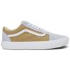 Vans Old Skool Retro Low Top Skateschuhe Unisex Sneaker Weiß Braun VN0A5KRSC30