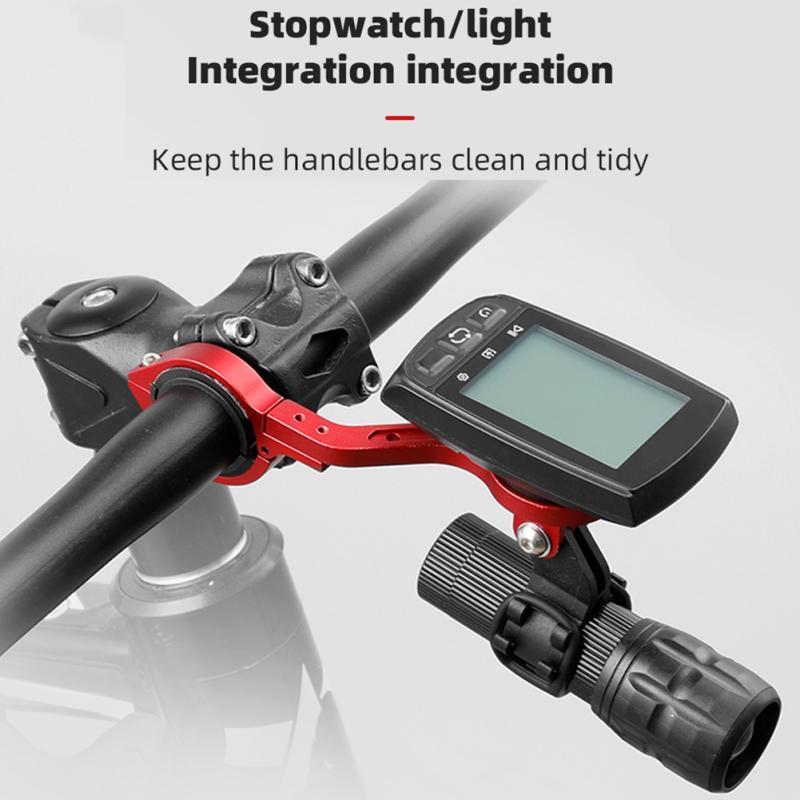 Mountainbike Computerbasis Fahrradcodemeterhalter Verlängerungshalter Lampenhalter Fahren